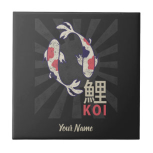Koi Fish Japanischer Nishikigoi Carp Fliese