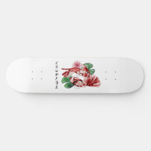 Koi Fish Japanischer Stil Skript Orientalische Kun Skateboard