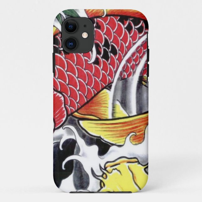 Koi Fish - japanisches Tätowierdesign Case-Mate iPhone Hülle (Rückseite)