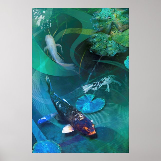 Koi Fish JOY OF KOI Poster (Vorne)