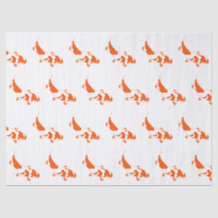 Koi Fish Karp #1 DIY Colors Orange Seidenpapier