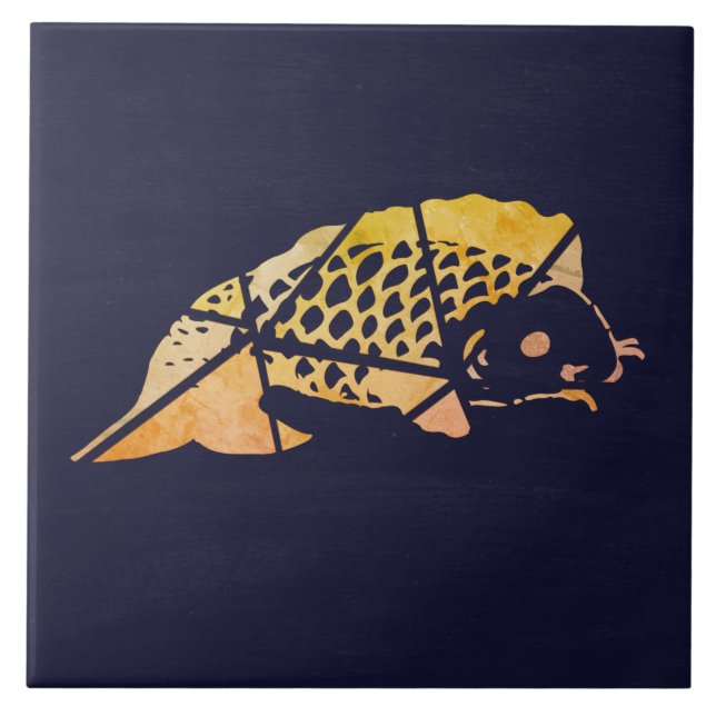 Koi Fish Keramik Tile Fliese (Vorderseite)