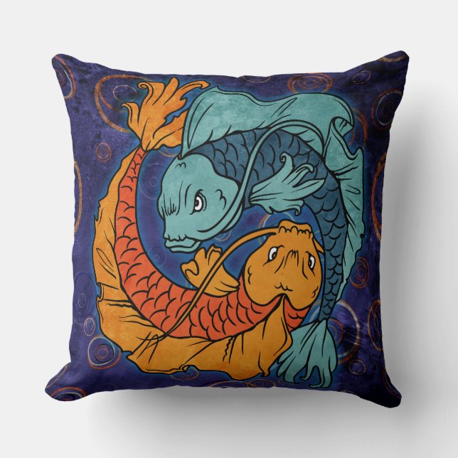 Koi Fish Kissen (Vorderseite)