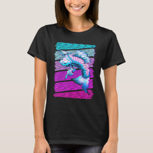 Koi Fish Koi Carp Japanisch Traditionelle Vaporwav T-Shirt