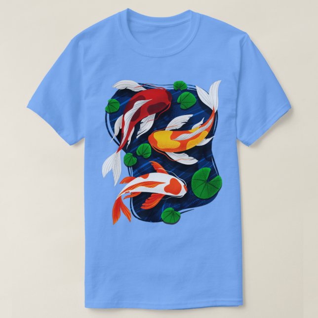 Koi Fish Lover Water Pond Animal Pet Asiatische Ja T-Shirt (Design vorne)