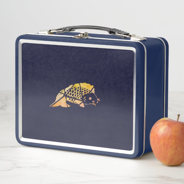 Koi Fish Metal Lunch Box (Beispiel)