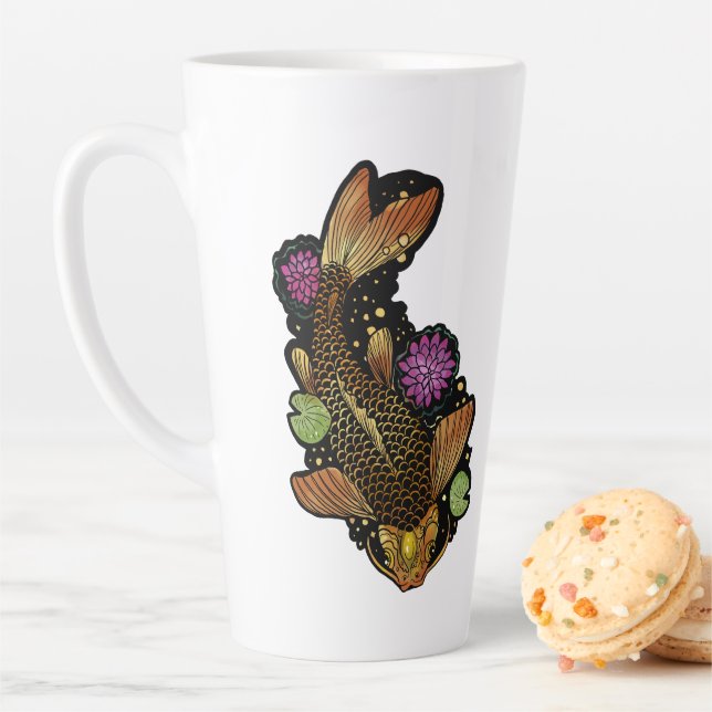 Koi Fish Milchtasse (Beispiel)