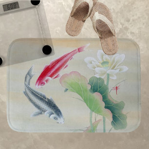 Koi Fish mit Lotus Badematte