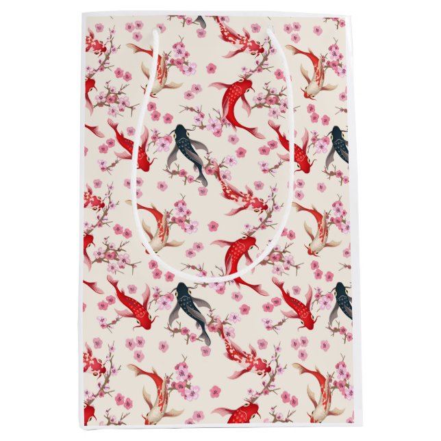 Koi Fish Mittlere Geschenktüte (Vorderseite)
