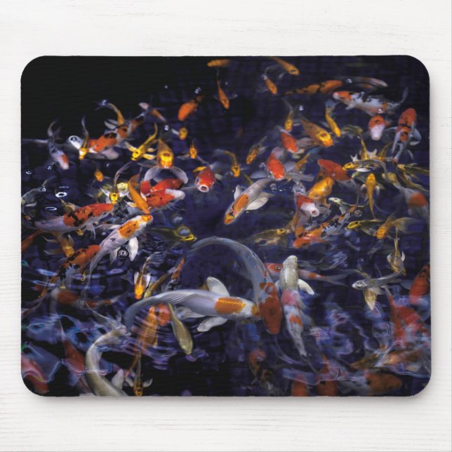 KOI FISH OVER FLOWING MOUSEPAD (Vorne)
