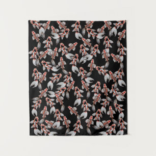 Koi Fish Pond Naturerlebnis auf dem Monte Brè Wandteppich