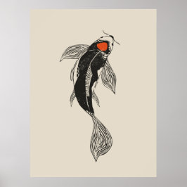 Koi Fish Poster