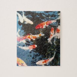 Koi Fish Puzzle Fish Foto Jigsaw Puzzle Fischen Sp
