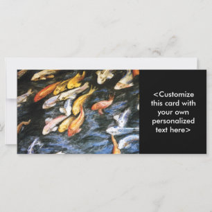 Koi Fish Rack Card
