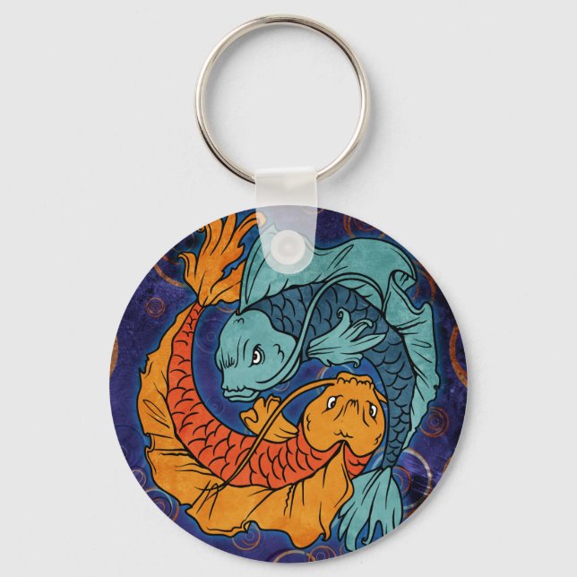 Koi Fish Schlüsselanhänger (Vorderseite)