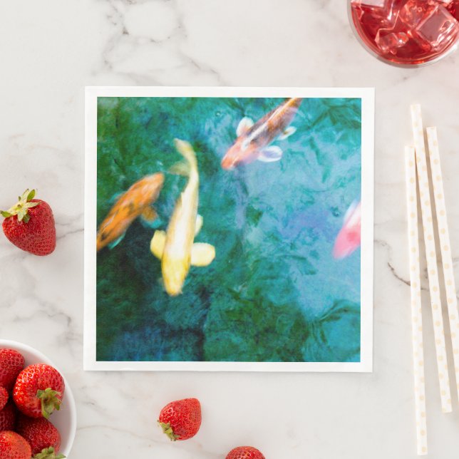 Koi Fish Serviette (Beispiel)