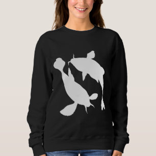 Koi Fish Silhouette Sweatshirt