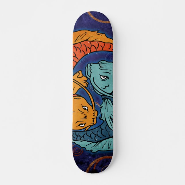 Koi Fish Skateboard (Vorne)