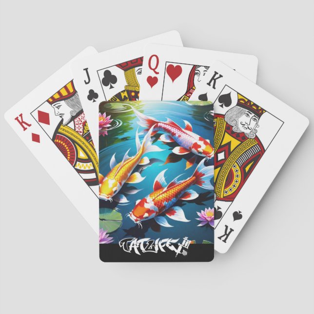 Koi Fish Spielkarten (Rückseite)