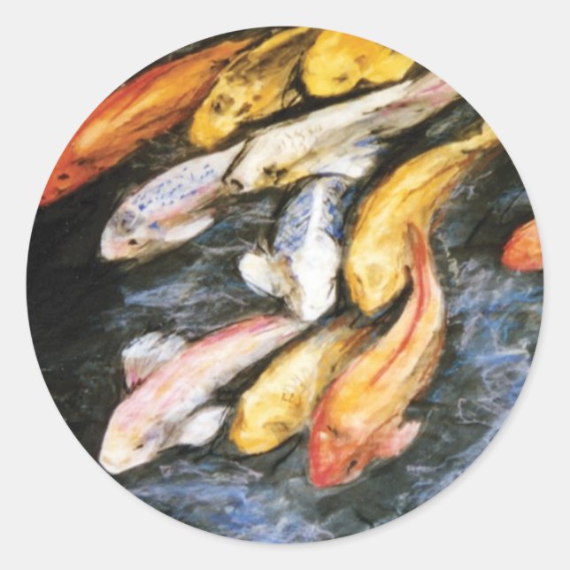 Koi Fish Sticker (Vorderseite)