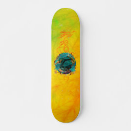 Koi Fish SWIMMING IN FRIEDEN Skateboard