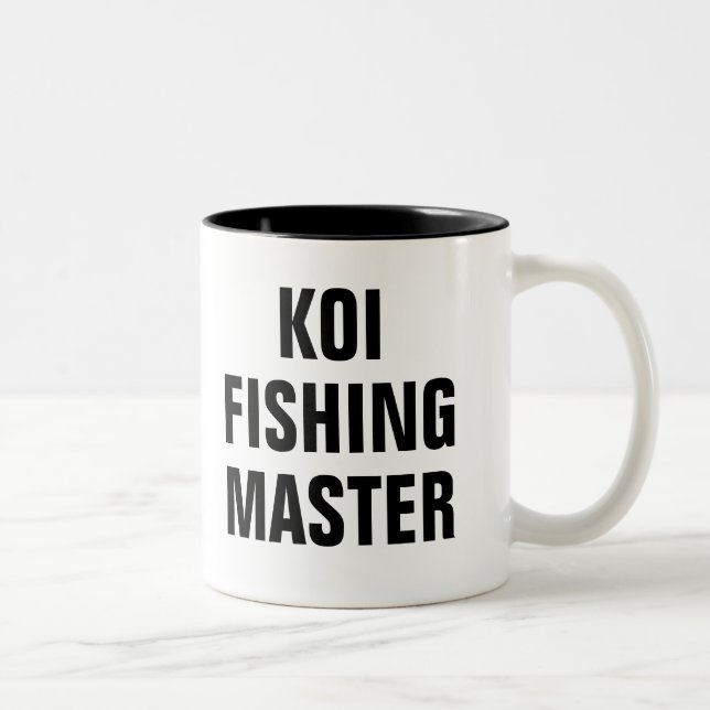 Koi Fishing Master Zweifarbige Tasse (Rechts)