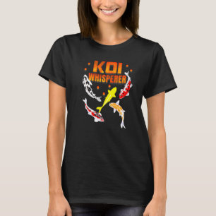 Koi-Flüsterer Japan Koi-Fisch Karpfen Garten Teich T-Shirt