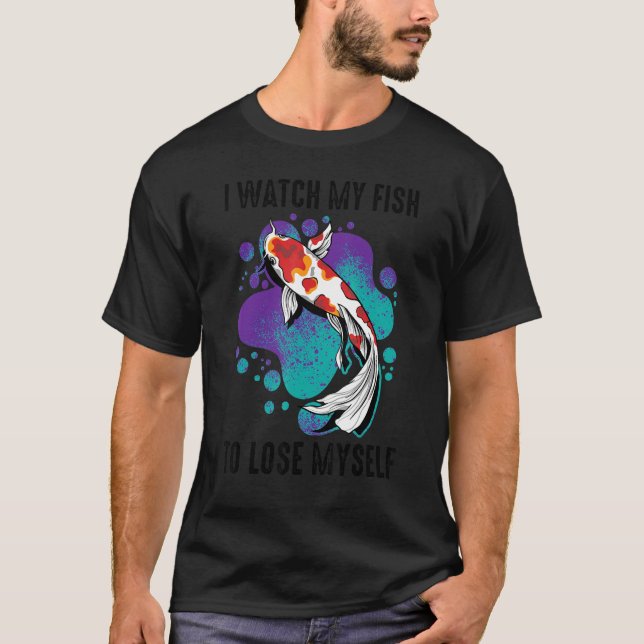 Koi, ich sehe meinen Fisch zu, um mich selbst Carp T-Shirt (Vorderseite)