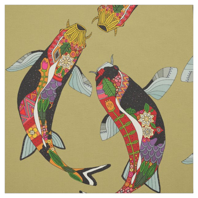 Koi jalapeno stoff (Muster)