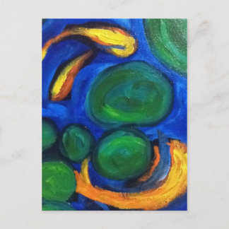 Koi Joy Postcard Postkarte