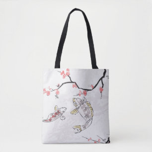 koi karpfen fisch natur landschaft ansicht skizze 