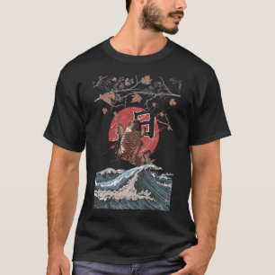 Koi-Karpfen fliegen T-Shirt