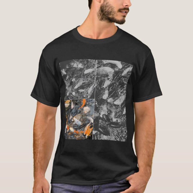 Koi-Karpfen in einem Teich T-Shirt (Vorderseite)