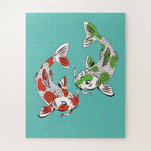 Koi-Karpfen Puzzle