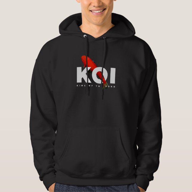 Koi-Karpfen-Teichbesitzer Fischpfleger Hoodie (Vorderseite)