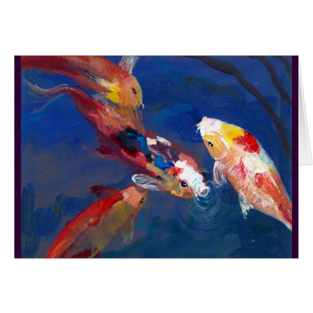 Koi Karte (Vorderseite (Horizontal))