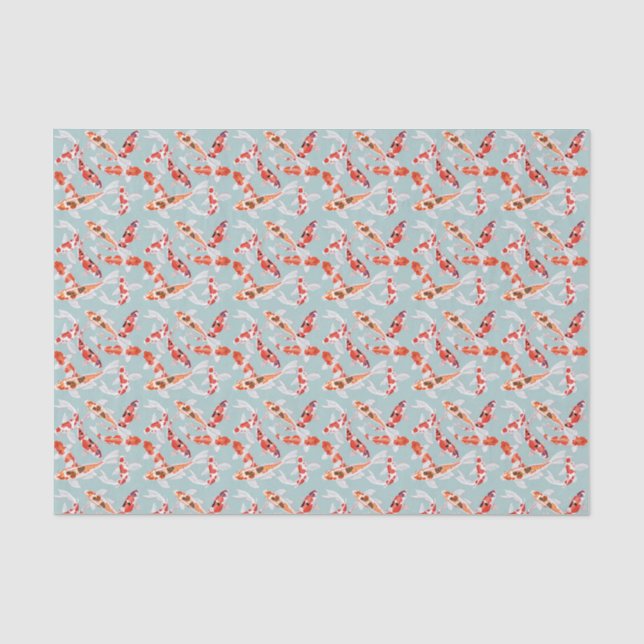 Koi Kleindruck Seidenpapier (Vorderseite)