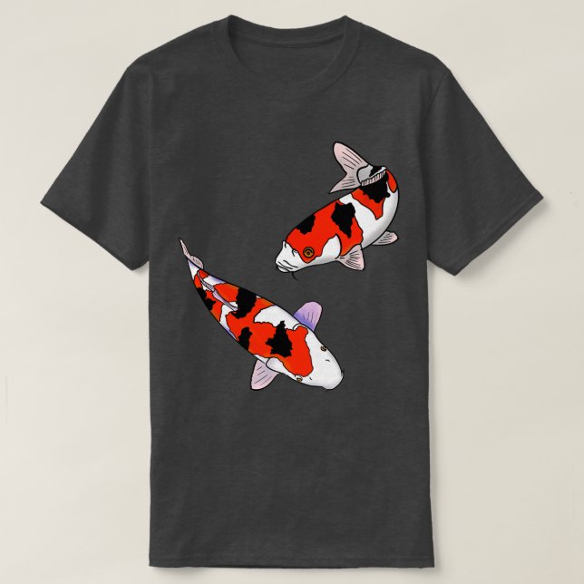 Koi-Koifischer Karpfen T-Shirt (Design vorne)