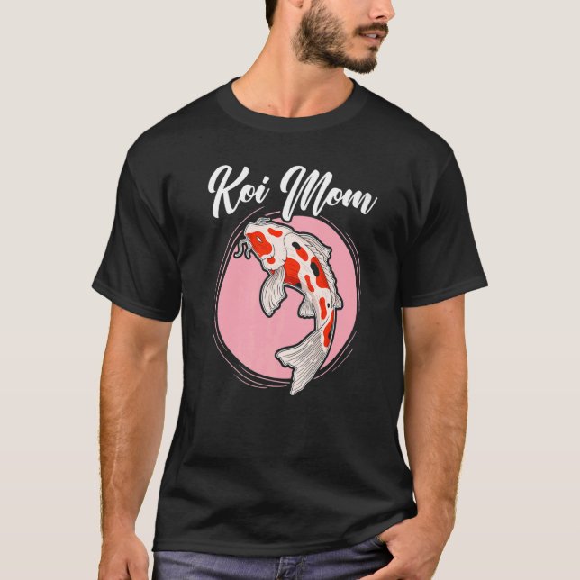 Koi Mama Japanisch Koi Carp Nishikigoi Fischmütter T-Shirt (Vorderseite)