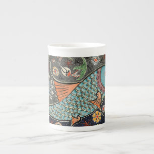Koi Mosaic Prozellantasse