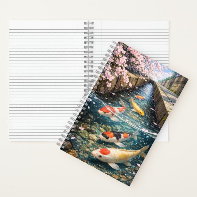 Koi Notebook Notizbuch (Innen)