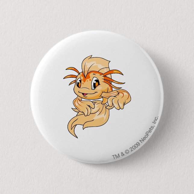 Koi Orange Button (Vorderseite)