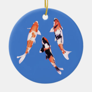 Koi-Ornament Keramikornament