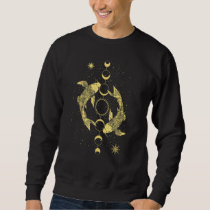 Koi Outfit Ying Yang Carp Sun Moon Phase Japan Sty Sweatshirt