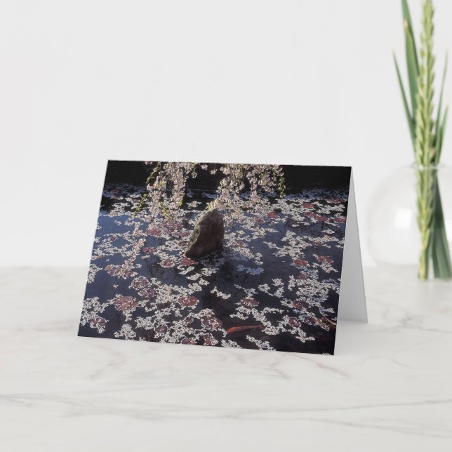 Koi Pond Condolence Card Karte (Vorderseite)