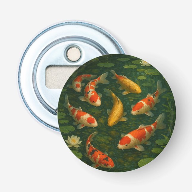 Koi Pond Flaschenöffner (Vorderseite)