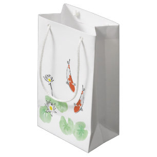 Koi Pond Geschenktasche Kleine Geschenktüte