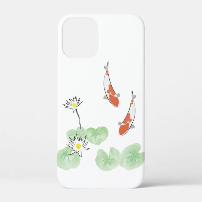 Koi Pond iPhone 12 Mini-Fall Case-Mate iPhone Hülle (Rückseite)