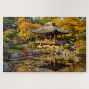 Koi Pond Japanisches Puzzle für Erwachsene