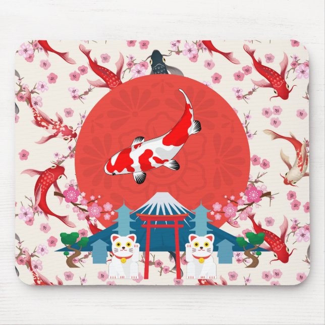 Koi Pond Mousepad (Vorne)